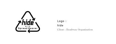 Logo：hide｜Client：Headwax Organization｜